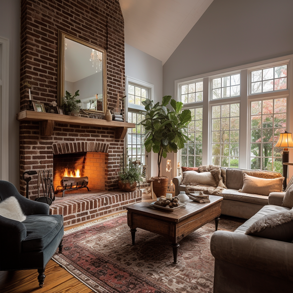 Should You Paint Your Brick Fireplace? Here's When and Why